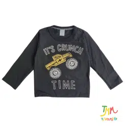 Remera manga larga Autos negro