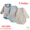 SET 3 BODYS NENE TALLE 0