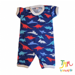 Enterito manga corta Dino Azul