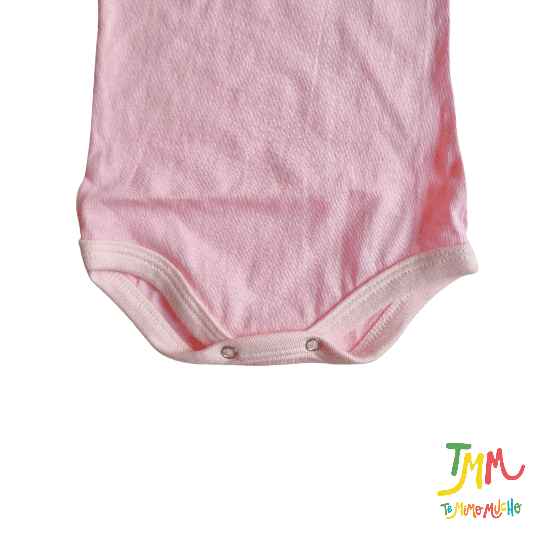 Body liso Rosa Claro manga corta - Image 3