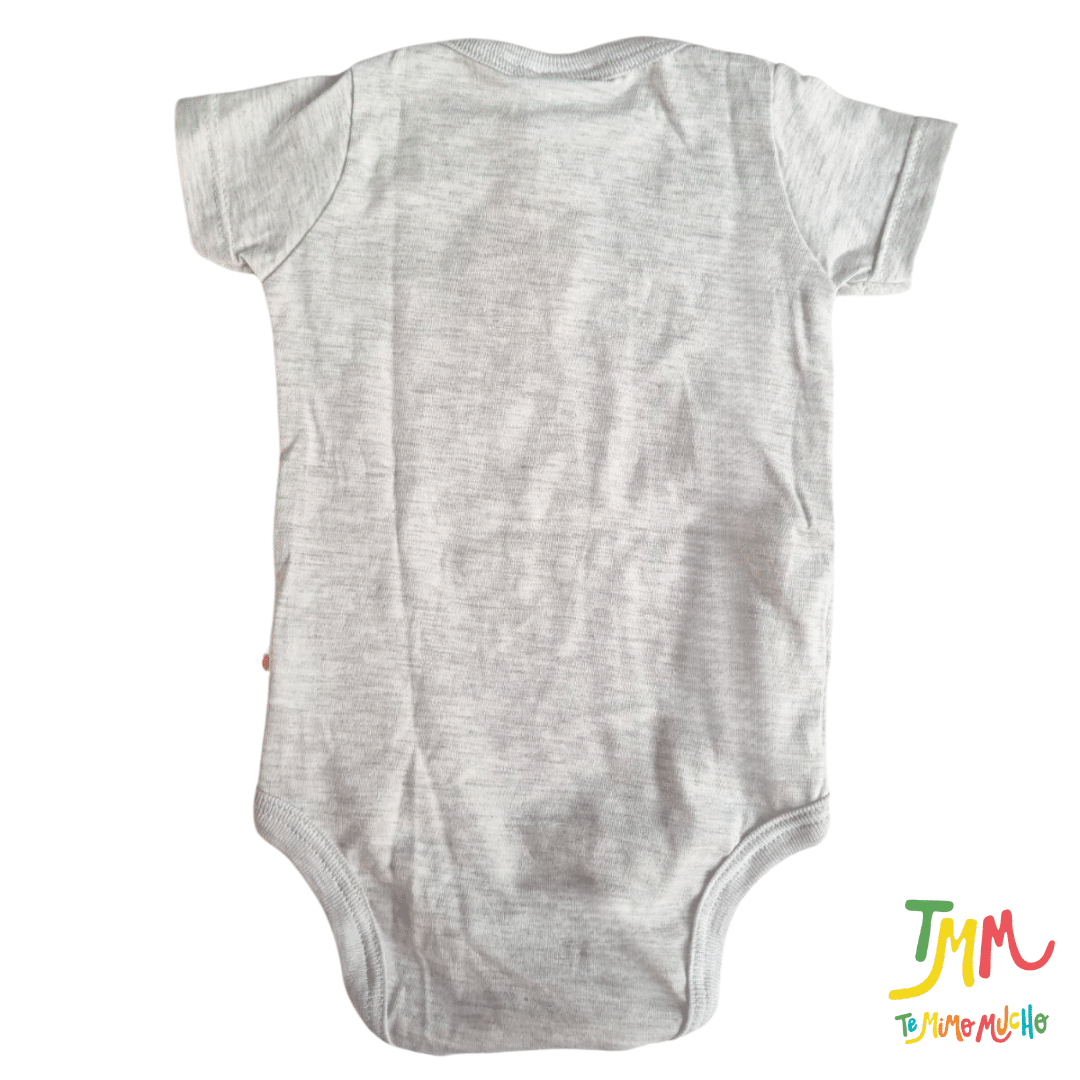 Body NARANJO Melange Liso Manga Corta - Image 2