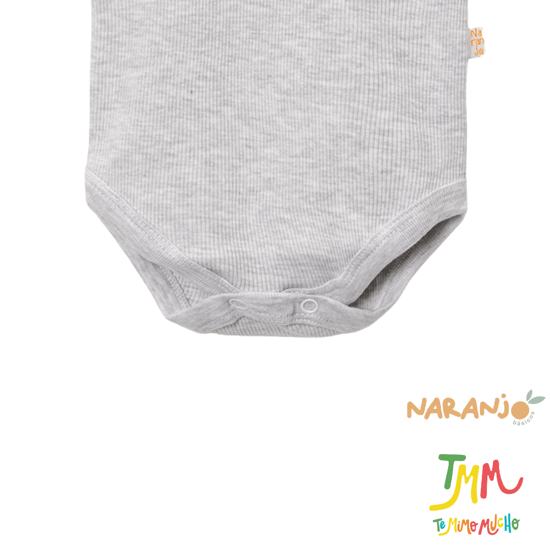 Body NARANJO MORLEY Gris Melange Musculosa - Image 3