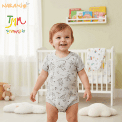 Body NARANJO  HIPOPOTAMO  MELANGE  Manga Corta