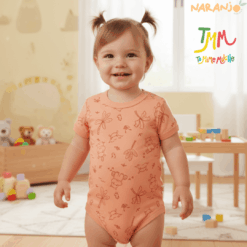 Body NARANJO  HIPOPOTAMO  Naranja  Manga Corta