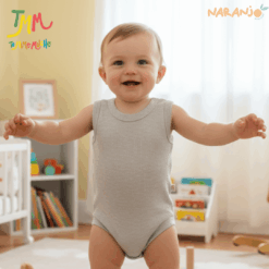 Body NARANJO MORLEY Gris Melange Musculosa