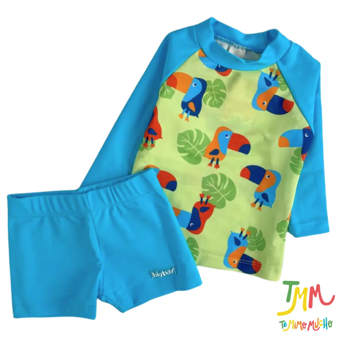 Conjunto malla UV+50 Remera Tucan + Short - Imagen 2