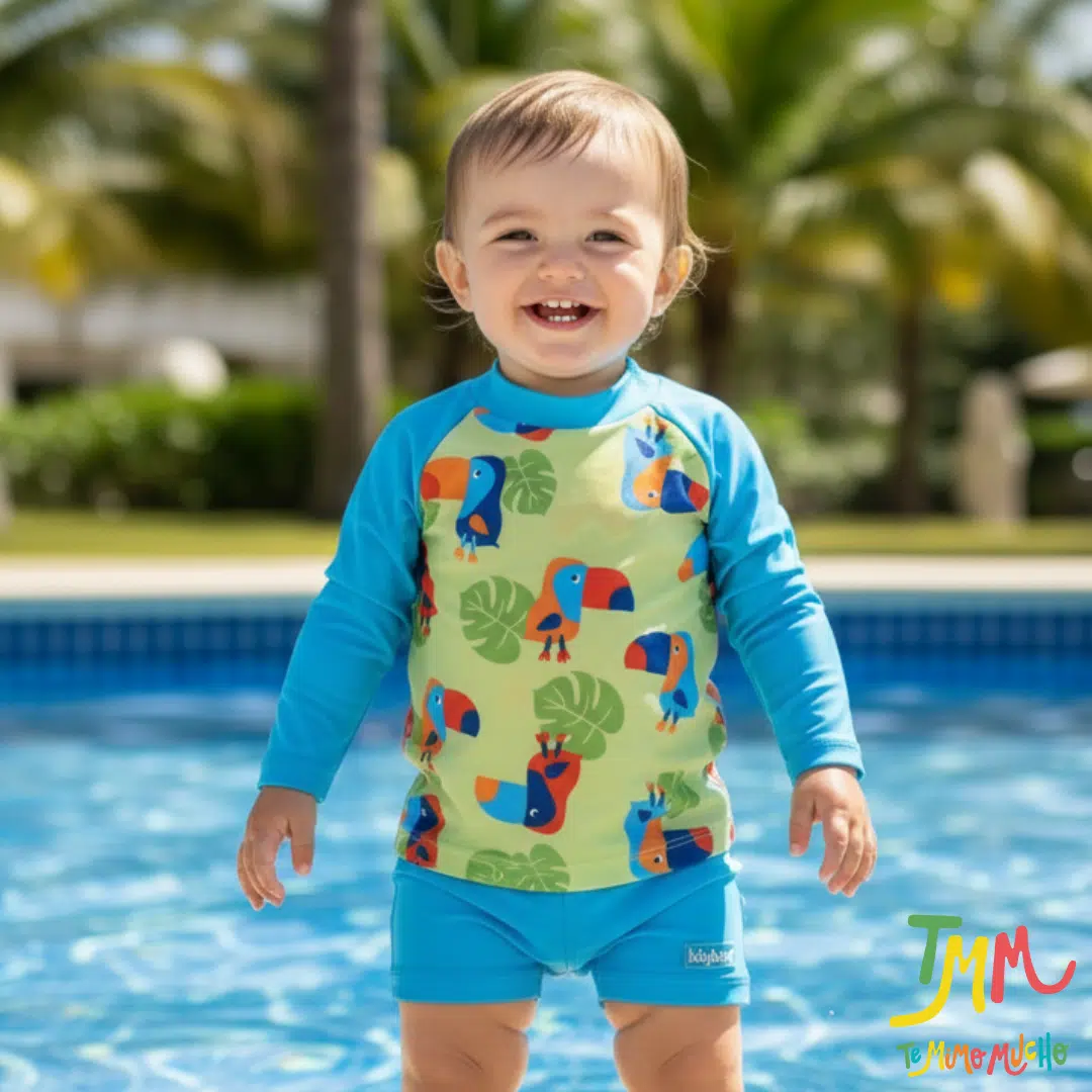 Conjunto malla UV+50 Remera Tucan + Short