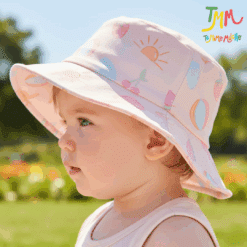 PILUSO PROTECCION UV 50+ Playa fondo Rosa Naranjo