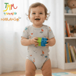 Body NARANJO Nautico Melange  Manga Corta