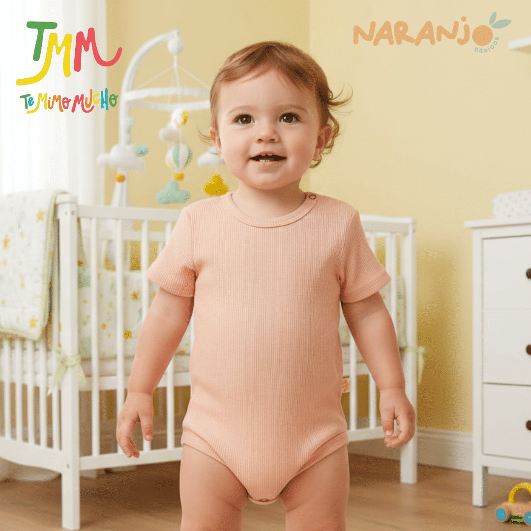 Body NARANJO MORLEY Rosa Manga Corta - Imagen 5