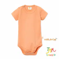 Body NARANJO Naranja Liso Manga Corta