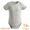 Body NARANJO MORLEY Melange  Manga Corta Cuello Americano