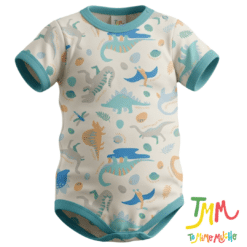 Body manga corta DINOSAURIOS CELESTE
