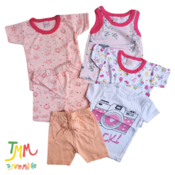 Set TALLE 6 A 9 MESES - 6 PRENDAS BEBE art 316 PROMO POR FALLA
