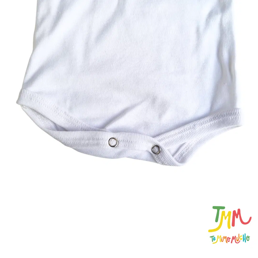 Body manga larga liso  Blanco - Image 2