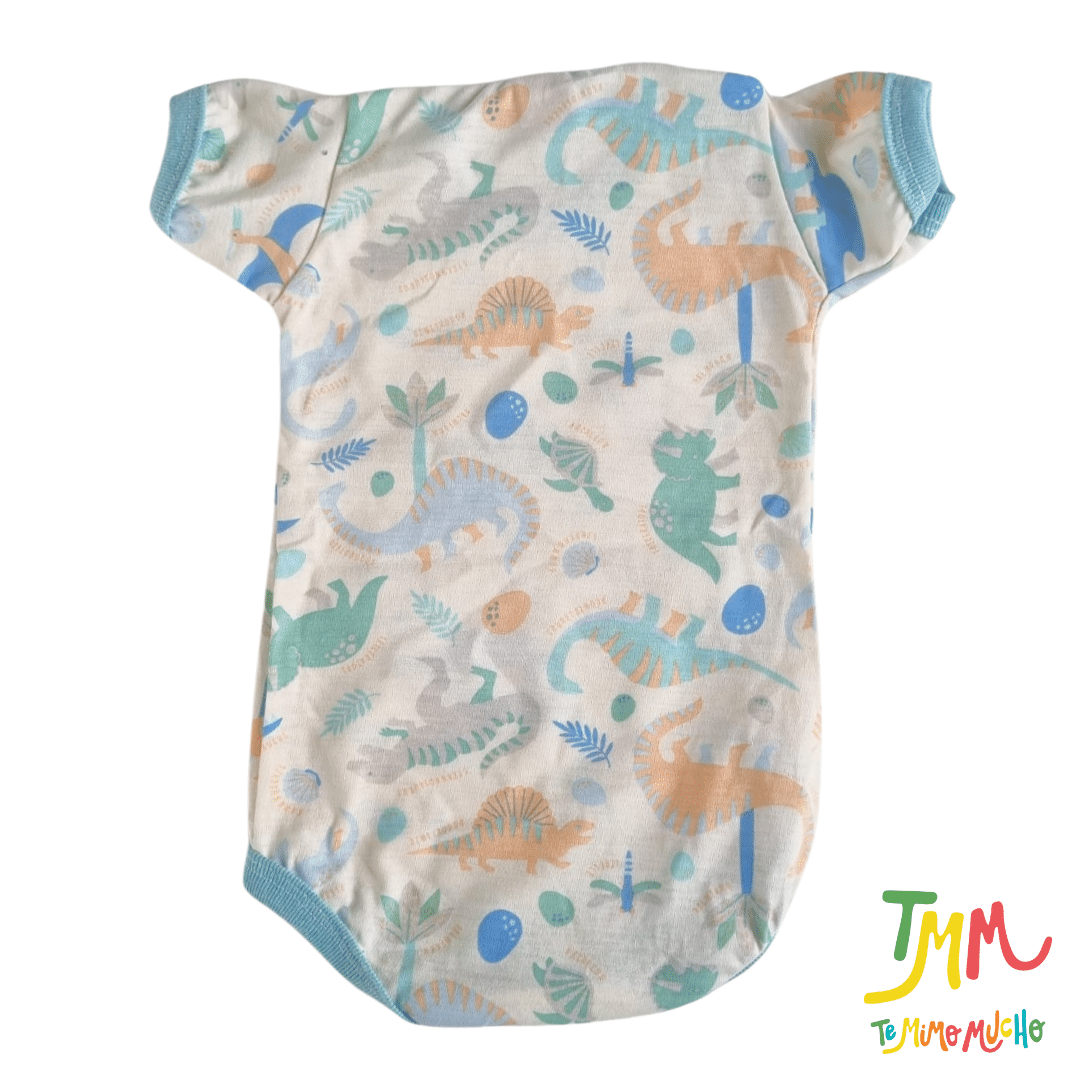 Body manga corta DINOSAURIOS CELESTE - Image 3