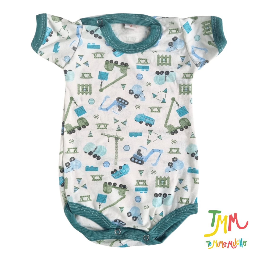 Body manga corta CAMIONES VERDE - Image 2