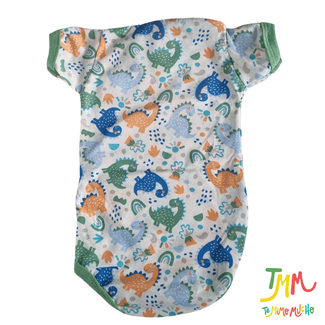 Body manga corta Dino Verde y Azul - Image 3