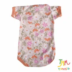 Body manga corta Flores Naranja - Imagen 3