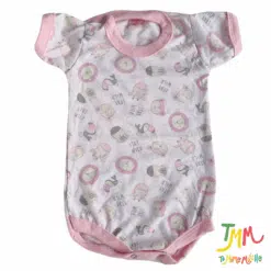 Body manga corta Selva Rosa