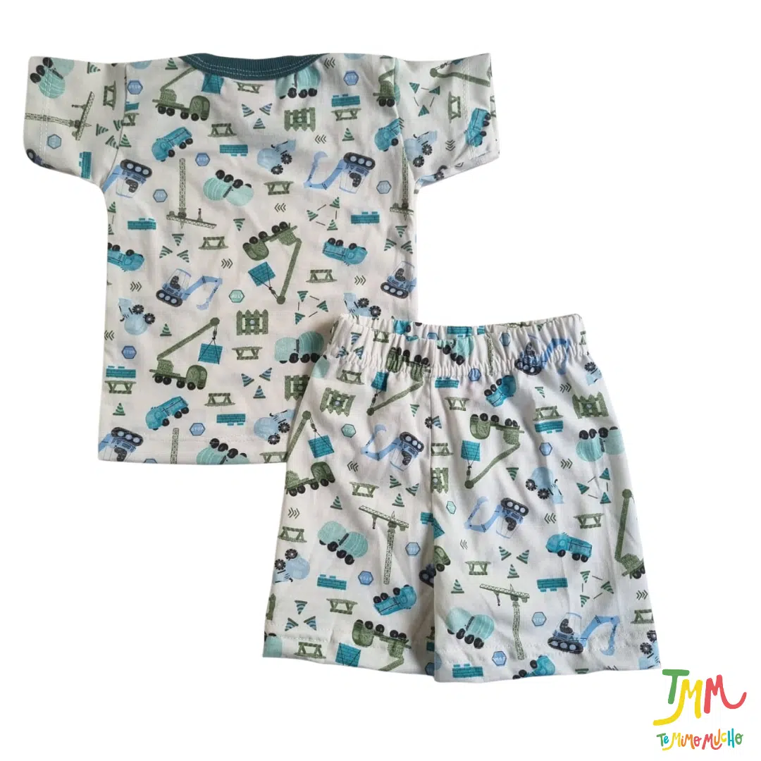 Conjunto Remera y Short Camioncitos - Image 3