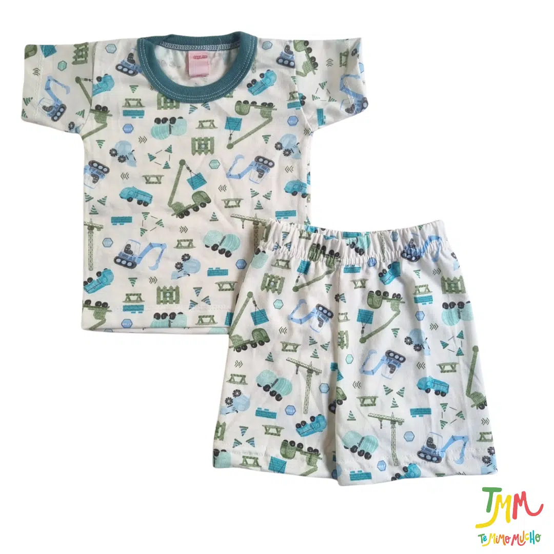 Conjunto Remera y Short Camioncitos - Image 2