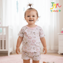 Conjunto Remera y Short Selva Rosa