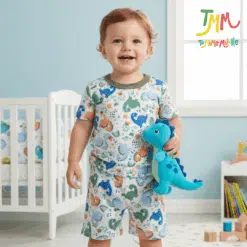 Conjunto Remera y Short Dino Verde