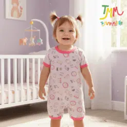 Enterito Selva Rosa  Manga Corta