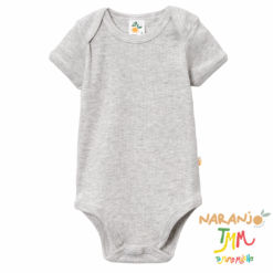 Body NARANJO MORLEY Melange  Manga Corta Cuello Americano