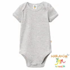 Body NARANJO MORLEY Melange  Manga Corta Cuello Americano