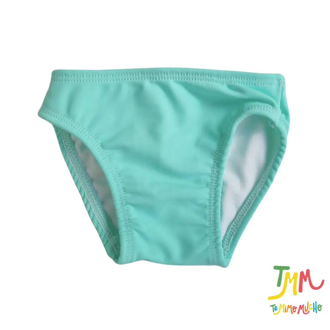 MALLA  REMERA + BOMBACHA  UV 50+  FLORES MANGAS VERDE BIG BAY - Image 4