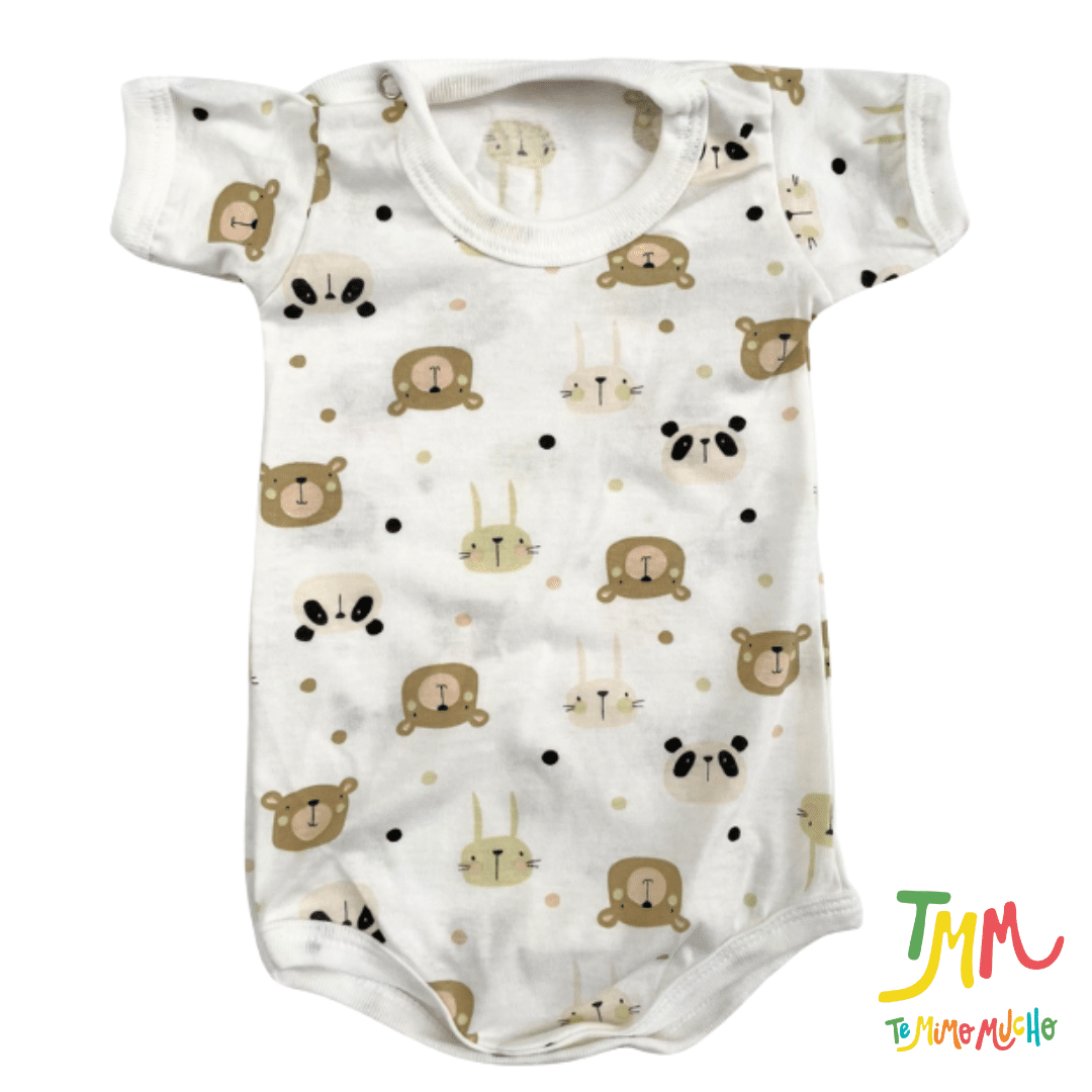 Body manga corta Oso