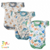 SET x 3 Body Manga Corta Bebe
