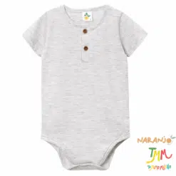 Body NARANJO MELANGE Boton - Imagen 2