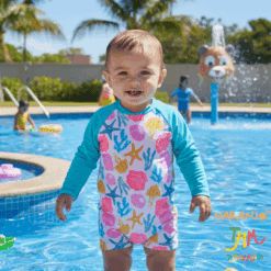 Enterito UV 50+ NARANJO MAR VERDE