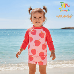 Conjunto malla proteccion uv  frutillas NARANJO