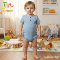 Body NARANJO CELESTE Boton