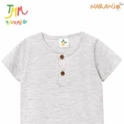 Body NARANJO MELANGE Boton - Imagen 3