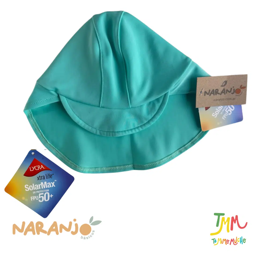 GORRO LEGIONARIO PROTECCION UV 50+ agua NARANJO - Image 3