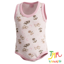 Body Musculosa Buho Rosa
