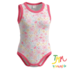 Body Musculosa Flores Rosa