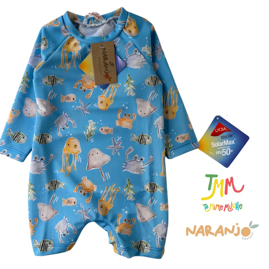 Enterito UV 50+ NARANJO MAR - Image 2