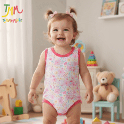 Body Musculosa Flores Rosa