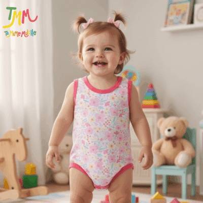 Body Musculosa Flores Rosa