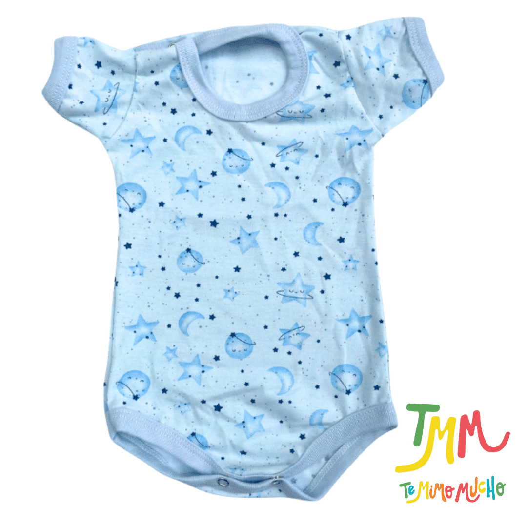 Body Estrellas Celeste Manga Corta - Image 2