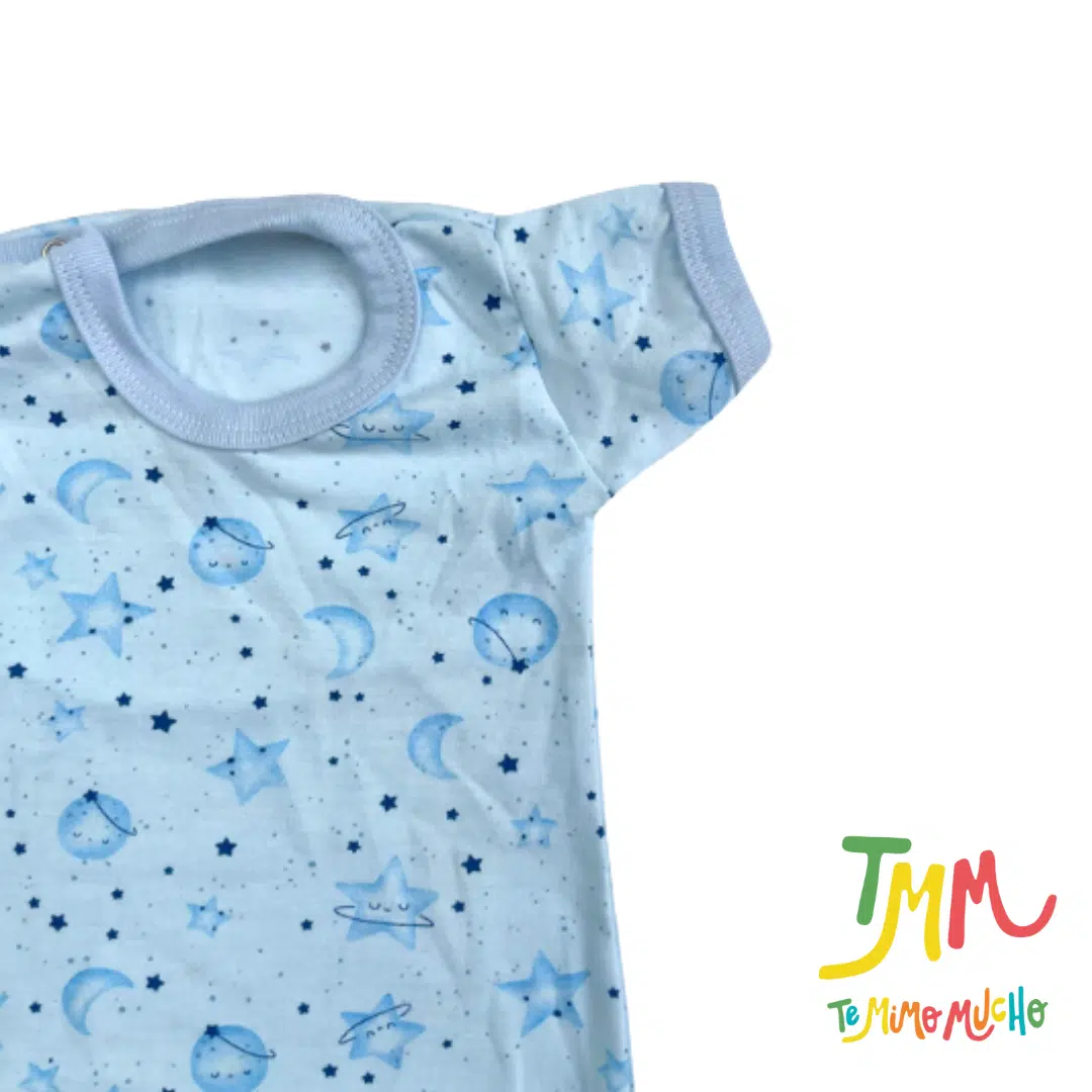Body  Estrellas Celeste  Manga Corta - Image 2