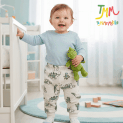 Pantaloncito Dino Beige