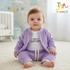 Set 3 Piezas Plush Lila