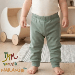 Pantaloncito Joggin c/puño Naranjo color Verde Ingles
